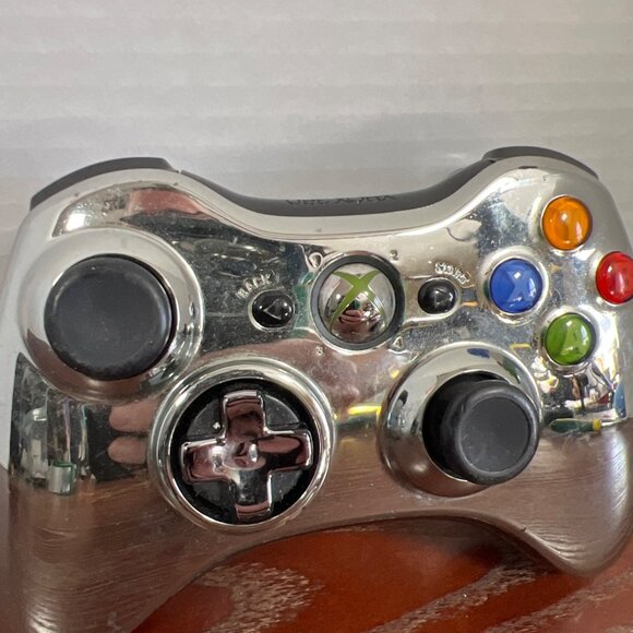 Chrome Xbox 360 Wireless Controller From Microsoft Tested Y3 - Picture 2 of 4